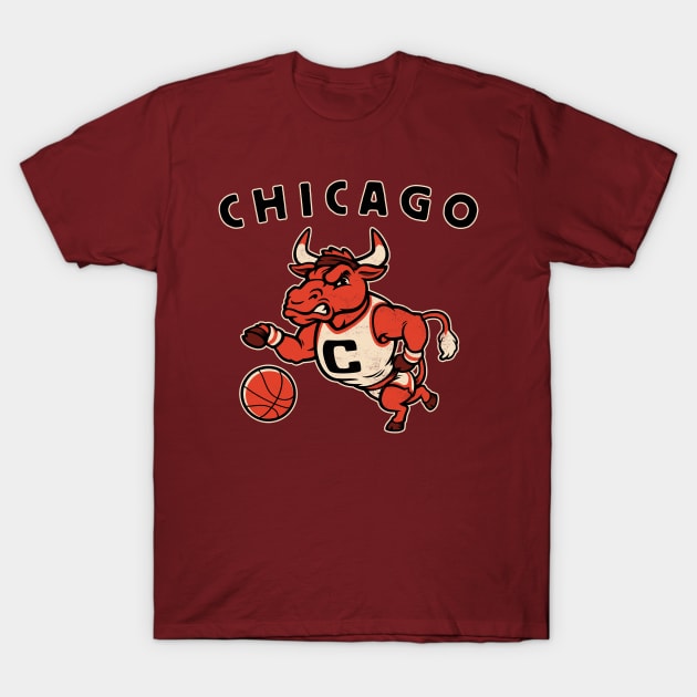 Vintage Bulls Mascot T-Shirt by harebrained